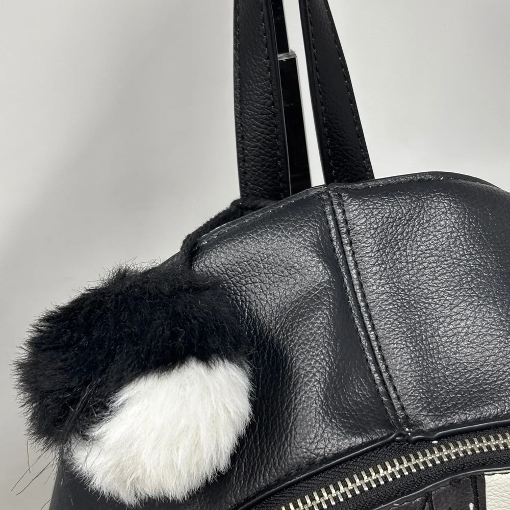 Danielle Nicole Disney Cruella De Vil Look‎ Fabulous Mini Backpack Black White - Picture 5 of 15